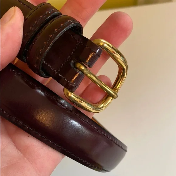 Accessories | Burgundy Cordovan Nwot Leather Belt Size 3 Tip  display picture 3